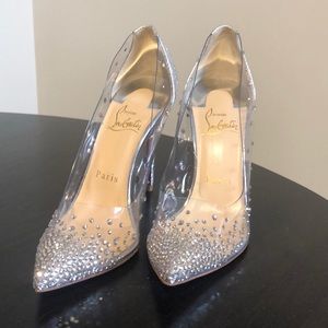 Christian Louboutin Degrastrass 5.5 Silver